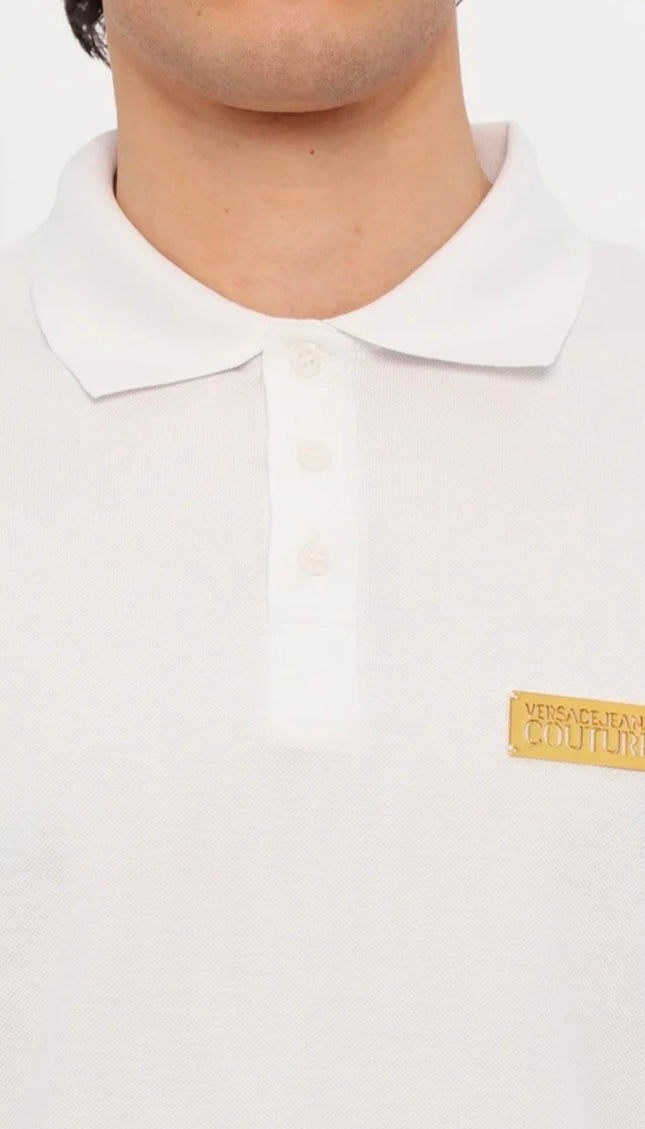 Polo versace couture bianca