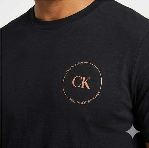 T-shirt Calvin Klein blu