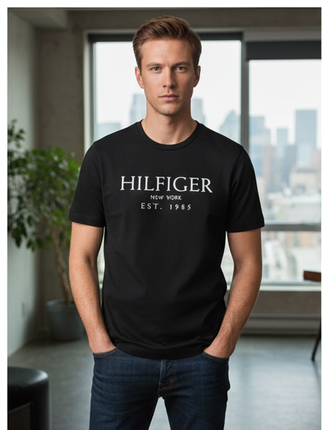 T-Shirt Tommy hilfiger blu - nera