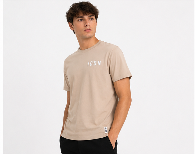 T-shirt icon beige