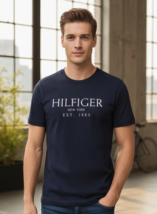 T-Shirt Tommy hilfiger blu - nera