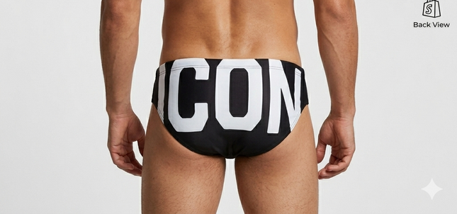 Costume da bagno icon a slip