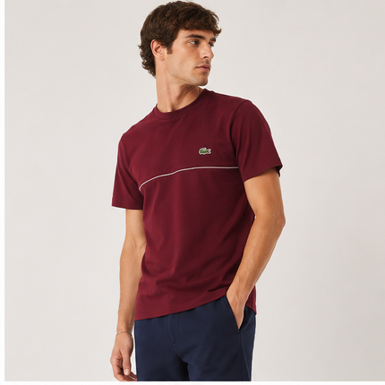 T-shirt lacoste bordeaux