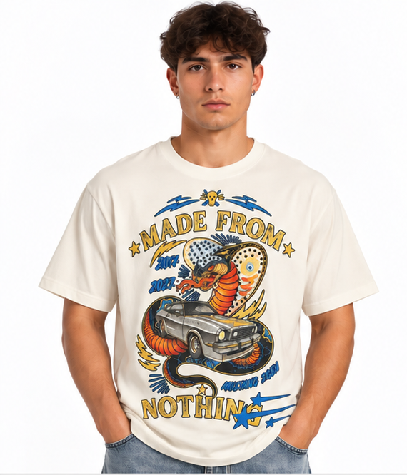 shirt Made From Nothing – Bianco panna