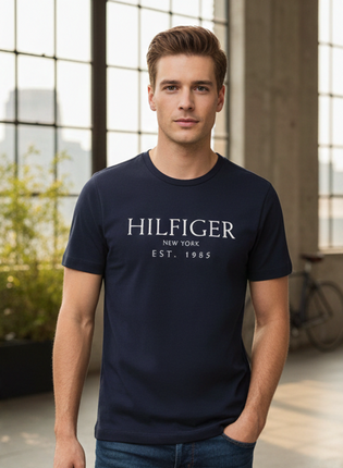T-Shirt Tommy hilfiger blu - nera