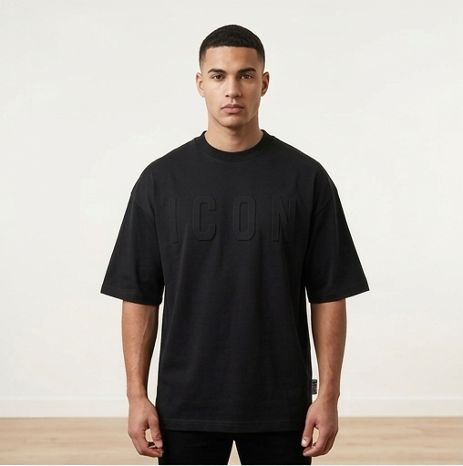 T-shirt Icon fit over size (vestibilità piu grande)