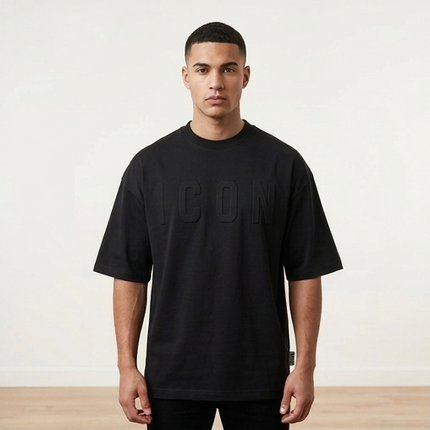 T-shirt Icon fit over size (vestibilità piu grande)