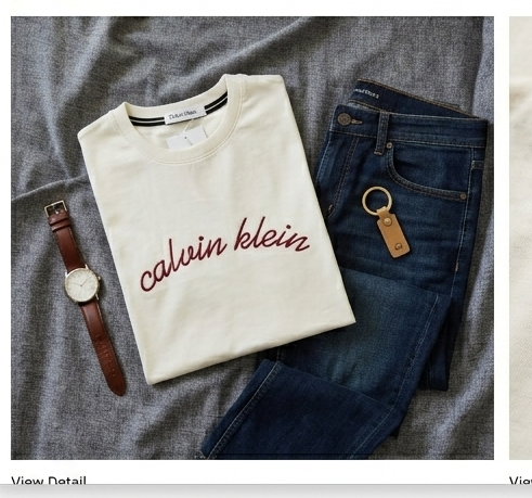 T-shirt Calvin Klein jeans beige