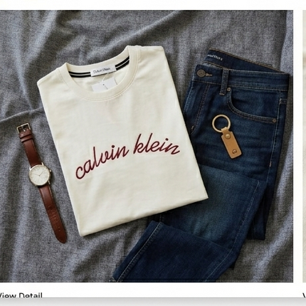 T-shirt Calvin Klein jeans beige
