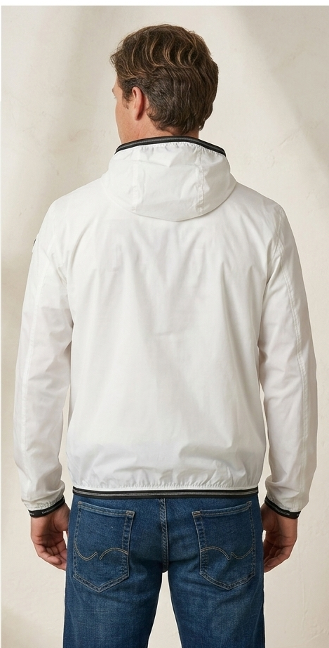 Giacca blauer primaverile bianca-nera