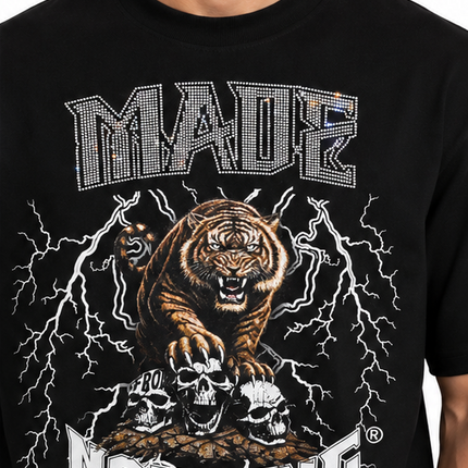 T-shirt Made From Nothing – Tiger Black 🐅