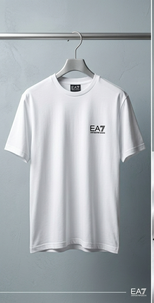 T-shirt aramani bianca/ beige