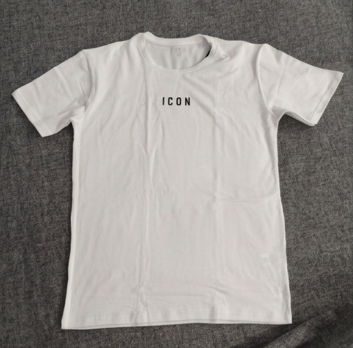 T-shirt icon underwrar bianaco-nero
