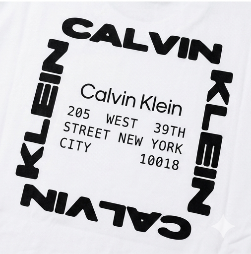 T-shirt Calvin Klein jeans bianca
