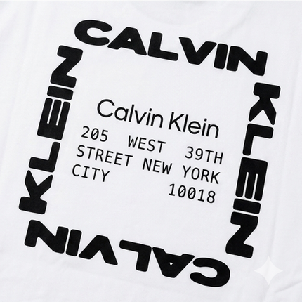 T-shirt Calvin Klein jeans bianca