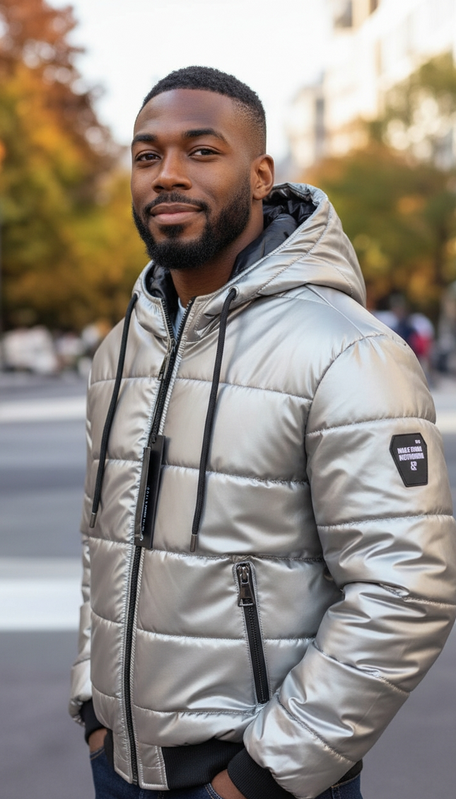 Giacca M.f.n argento