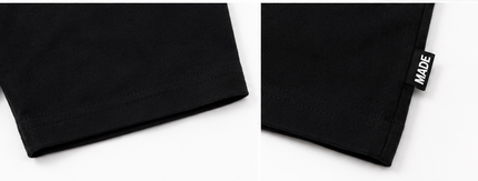 T-Shirt MADE FROM NOTHING® – Bianco, Marrone e Nero