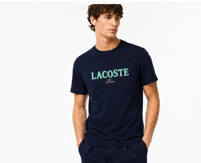 T-shirt lacoste blu navy