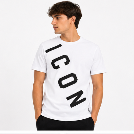 T-shirt icon logo diagonale