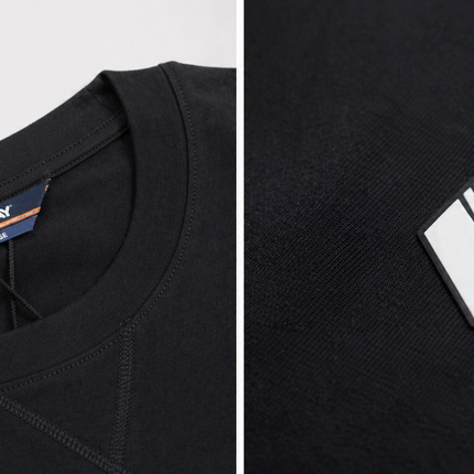 T-shirt kway arancione-grigio-blu