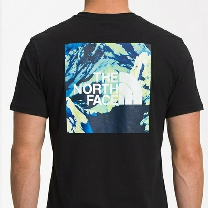 T-shirt North face nera/grigio/bianco