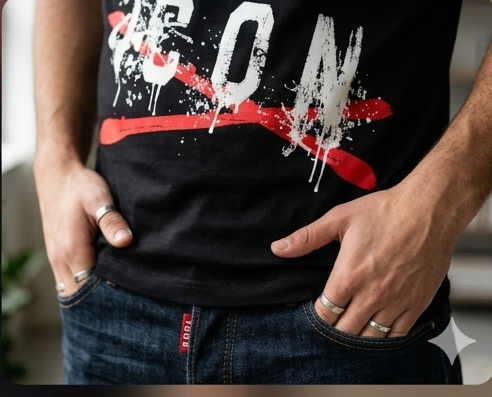 T-shirt icon nera