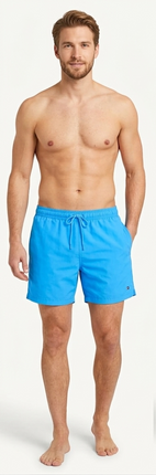 Costume da bagno tommy hilfiger nero-celeste (fit slim)