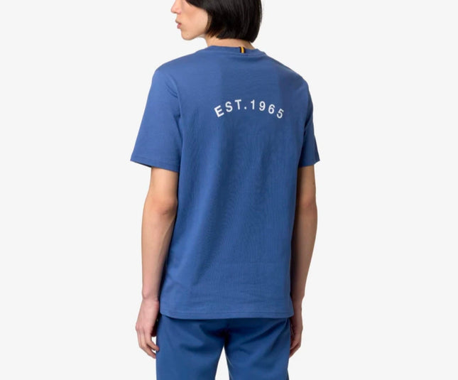 Shirt kway blu - bianca