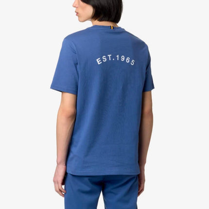 Shirt kway blu - bianca