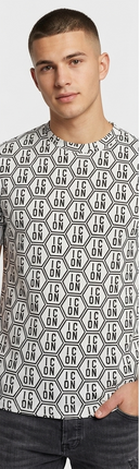 T-shirt icon nero-bianco tutta logata