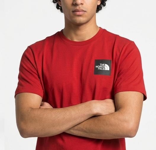 T-shirt the North face rossa
