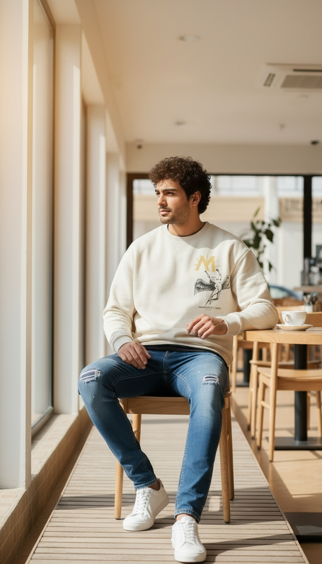 Felpa made M.f.n beige