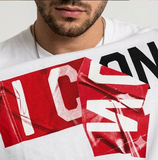 T-shirt icon bianca