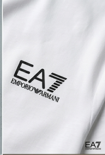 T-shirt aramani bianca/ beige