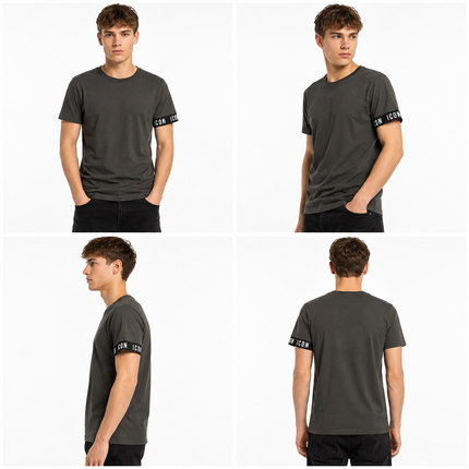 T-Shirt Uomo ICON – Disponibile in 4 Colori