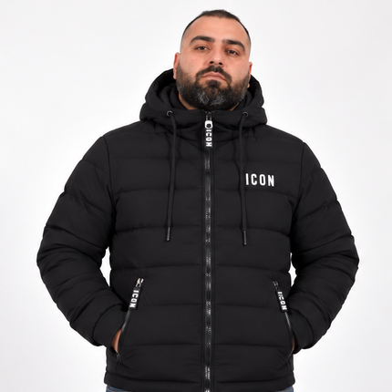 Giubbotto Uomo ICON Nero/Grigio/Bianco