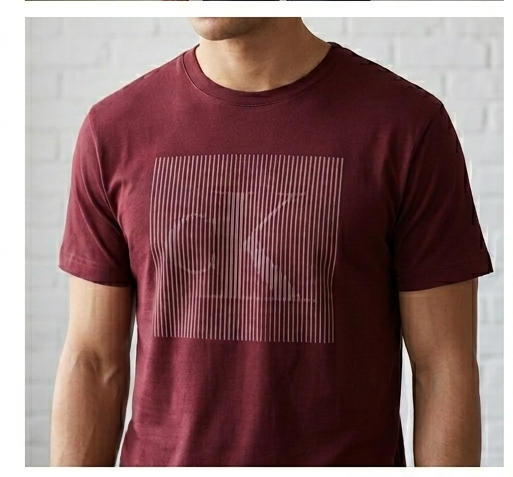 T-shirt Calvin Klein jeans bordeaux