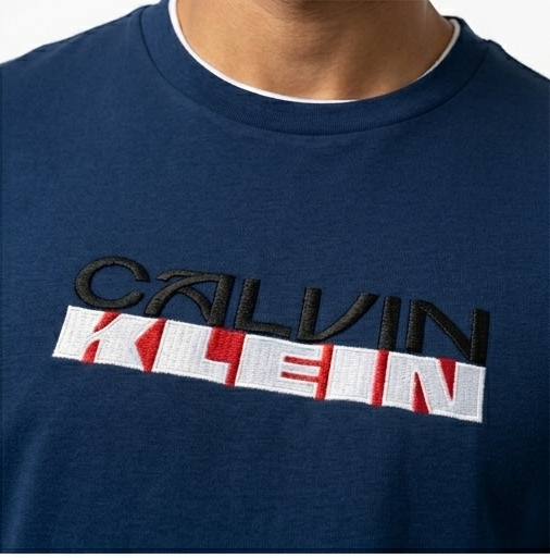 T-shirt Calvin Klein jeans blu