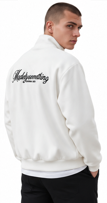 Giacca bomber in daino Made From Nothing