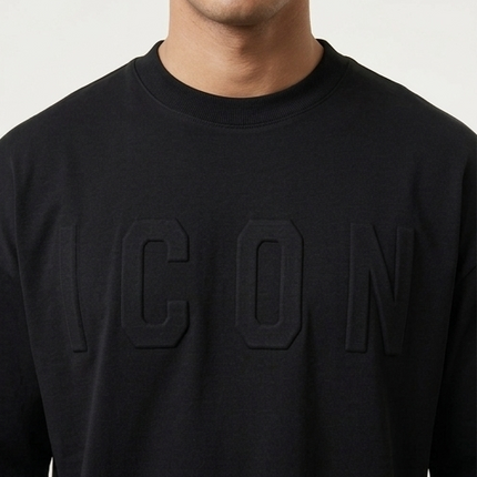 T-shirt Icon fit over size (vestibilità piu grande)