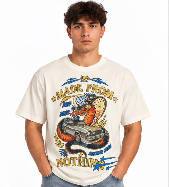 shirt Made From Nothing – Bianco panna