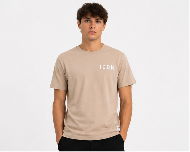 T-shirt icon beige