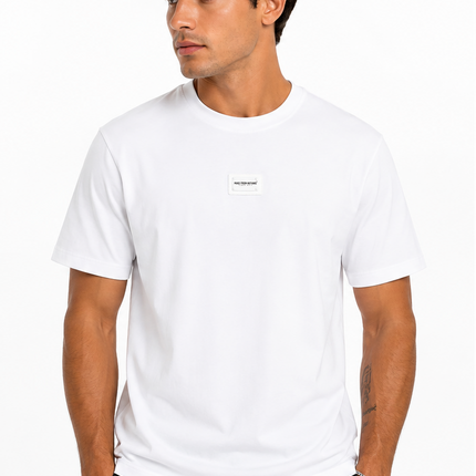 T-Shirt MADE FROM NOTHING® – Bianco, Marrone e Nero