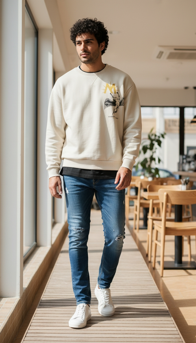 Felpa made M.f.n beige