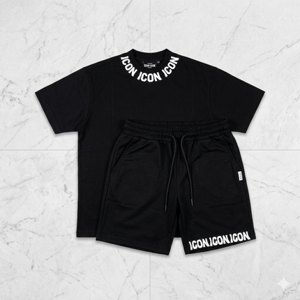 Coordinato icon (t-shirt oversize quindi vestibilità piu grande)