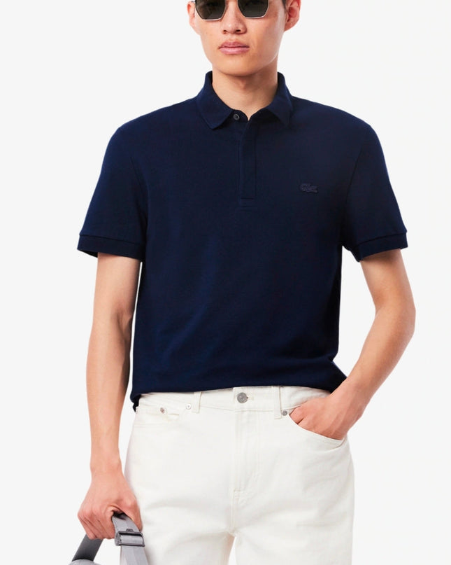 Polo lacoste nera-rossa-blu