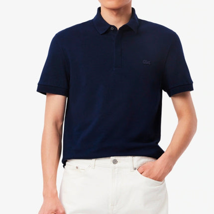 Polo lacoste nera-rossa-blu