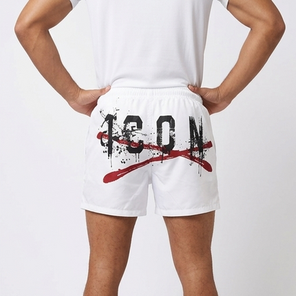 Costume da bagno icon con doppio logo