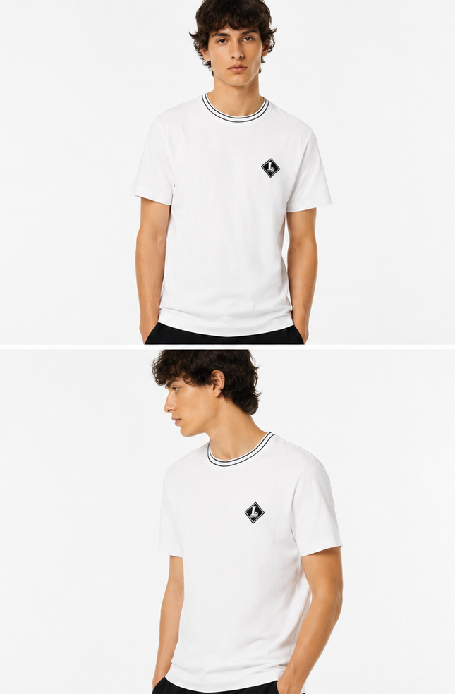 T-shirt Lacoste bianca