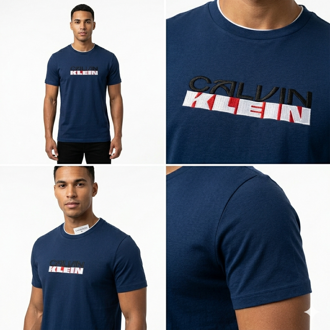 T-shirt Calvin Klein jeans blu